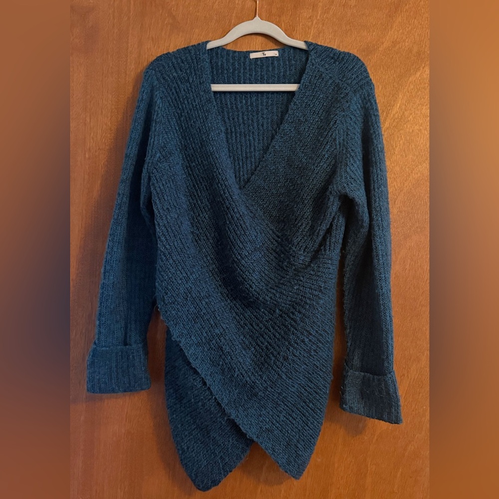 Cozy Teal Women's Sweater